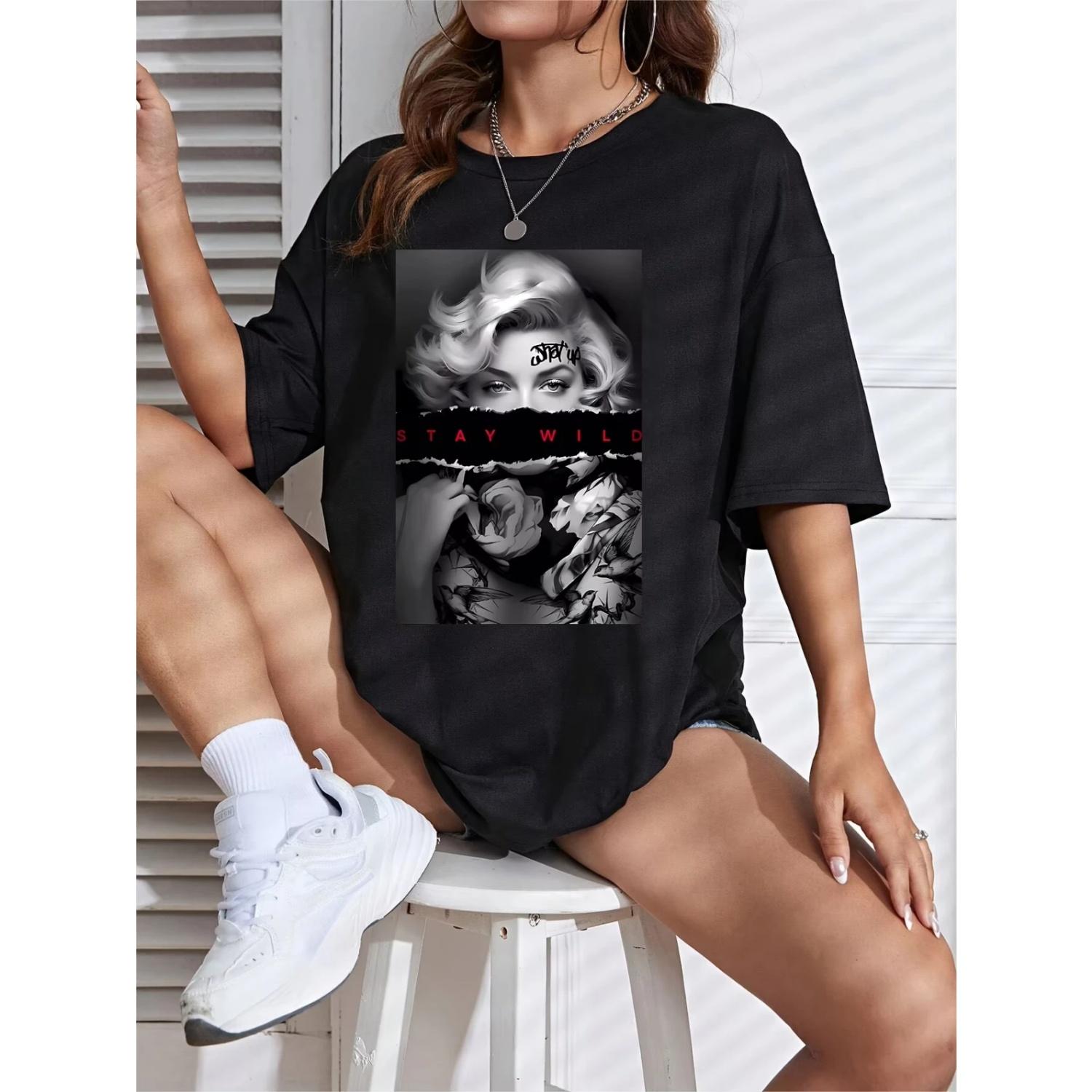 Essential Fashion Women s T-shirt for All Seasons with Geometric Print Casual Short Sleeve Round Neck Vintage Comfort XXXXXL чорний
Essential Fashion Women s T-shirt for All Seasons with Geometric Print Casual Short Sleeve Round Neck Vintage Comfort XXXXXL чорний