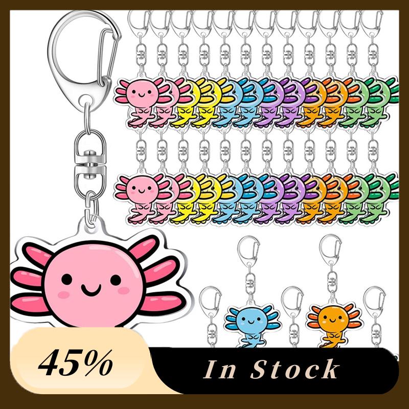 A60Z24 Pcs Axolotl Charm Keychains - Multicolor Party Favors For Birthdays, School Gifts & Decorationsmay
A60Z24 Pcs Axolotl Charm Keychains - Multicolor Party Favors For Birthdays, School Gifts & Decorationsmay