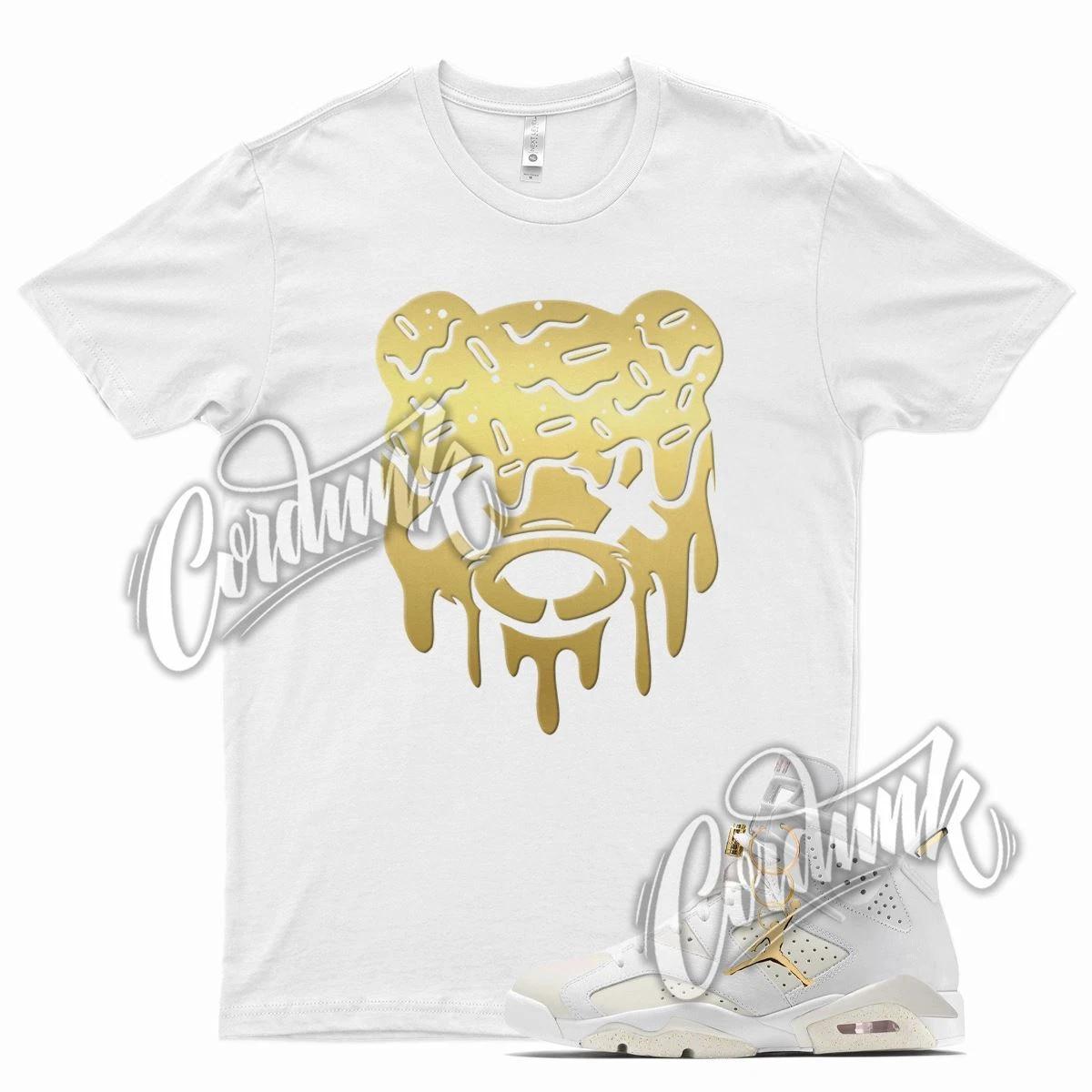 White DRIPPY Shirt for J1 6 WMNS Gold Hoops DMP Metallic Defining Moments L
White DRIPPY Shirt for J1 6 WMNS Gold Hoops DMP Metallic Defining Moments L