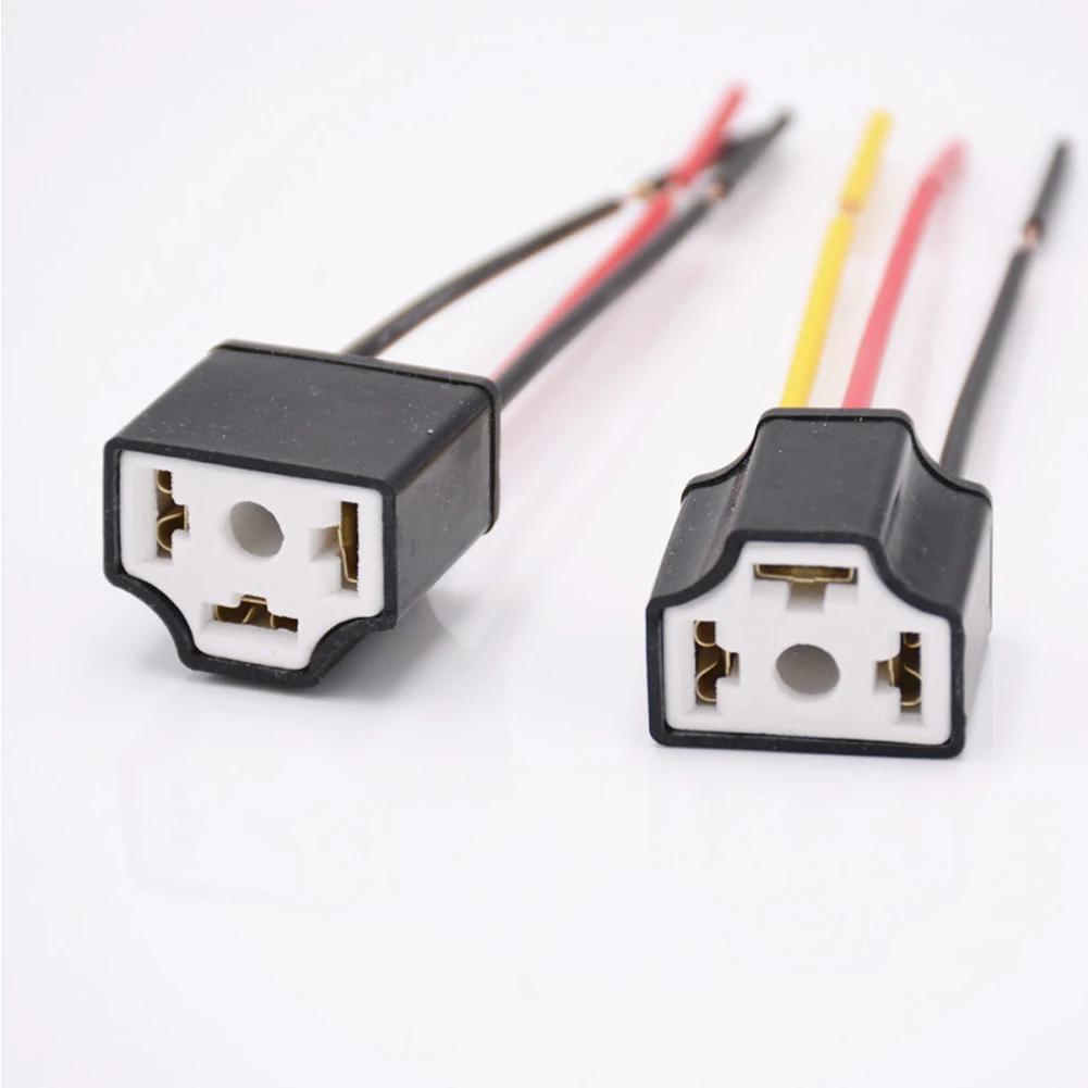 2Pcs Car H4 Ceramic Bulb Socket Car Headlight Bulb Lampholder Light Beam Socket Plug-and-play Copper Wire Wiring Bulb Plug чёрный
2Pcs Car H4 Ceramic Bulb Socket Car Headlight Bulb Lampholder Light Beam Socket Plug-and-play Copper Wire Wiring Bulb Plug чёрный
