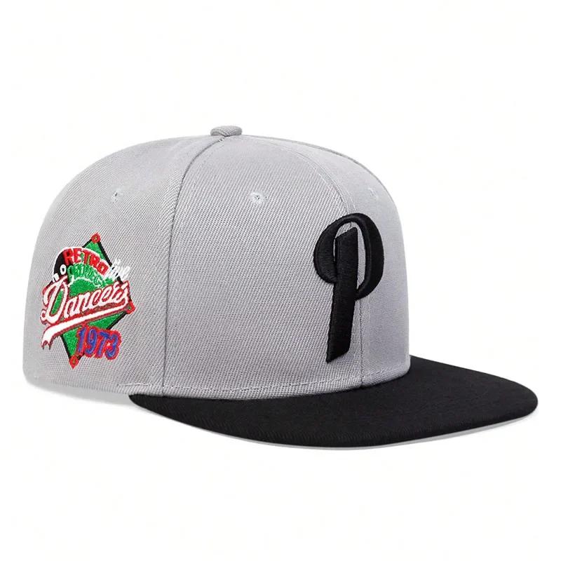 Unisex P Letter Embroidery Hip-hop Hats Spring And Autumn Outdoor Adjustable Sports Casual Baseball Caps Sunscreen Hat сірий
Unisex P Letter Embroidery Hip-hop Hats Spring And Autumn Outdoor Adjustable Sports Casual Baseball Caps Sunscreen Hat сірий
