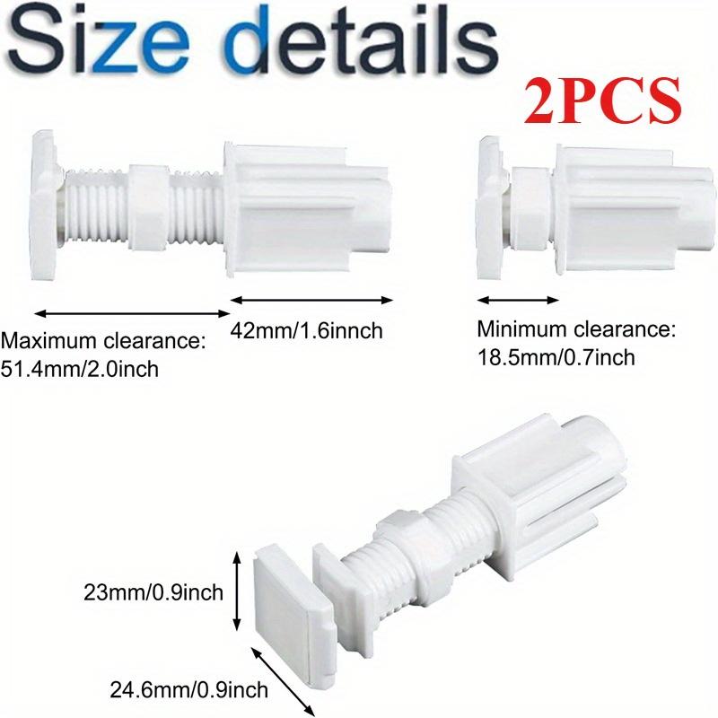 2pcs/Set 1inch No-Drilling Blinds Installation Bracket Adjustable Blinds Head Support Frame Installation Bracket Accessories
2pcs/Set 1inch No-Drilling Blinds Installation Bracket Adjustable Blinds Head Support Frame Installation Bracket Accessories