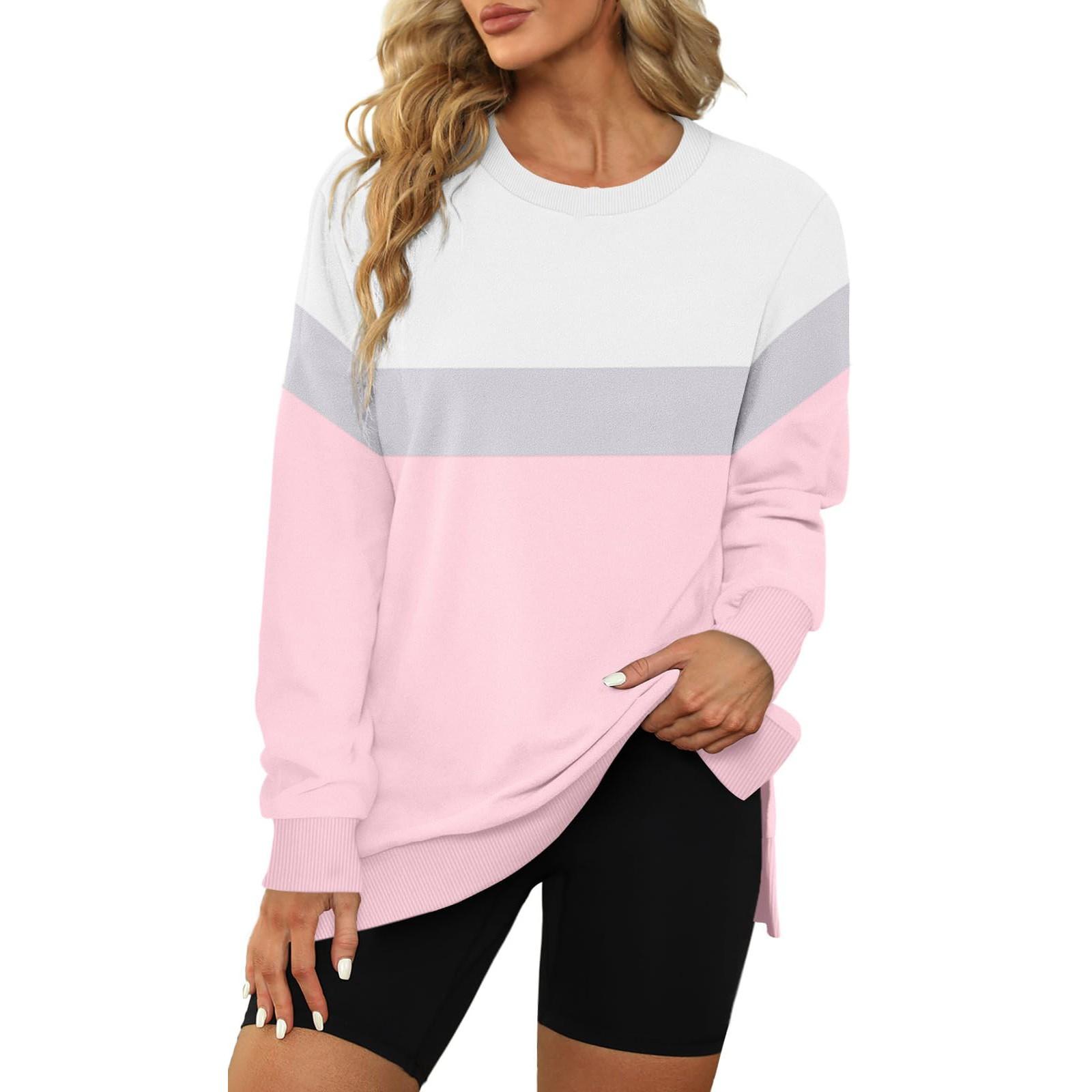 Женские толстовки большого размера, флисовые толстовки, свитера с длинными рукавами, пуловер, осенняя одежда M розовый
Женские толстовки большого размера, флисовые толстовки, свитера с длинными рукавами, пуловер, осенняя одежда M розовый