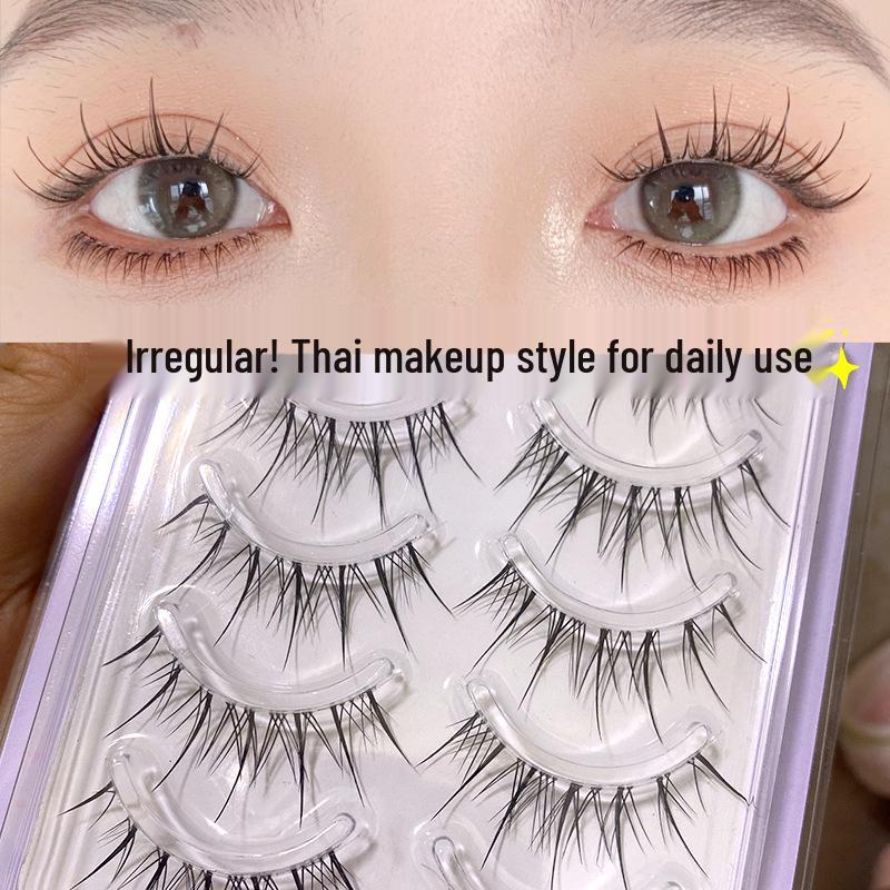 Mengji Shangpin M08 Airy Sunflower Fairy False Eyelashes - Natural, Transparent, Thin Stem.
Mengji Shangpin M08 Airy Sunflower Fairy False Eyelashes - Natural, Transparent, Thin Stem.