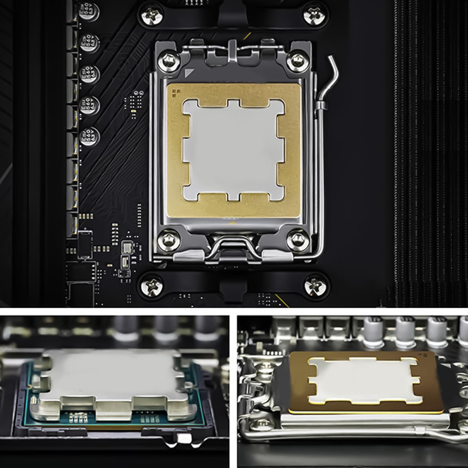 AM5 CPU Thermal Guard Metall AM5 CPU Holder for AMD7950X 7900X 7700X 7600X for Enhanced CPU Cooling Performances
AM5 CPU Thermal Guard Metall AM5 CPU Holder for AMD7950X 7900X 7700X 7600X for Enhanced CPU Cooling Performances