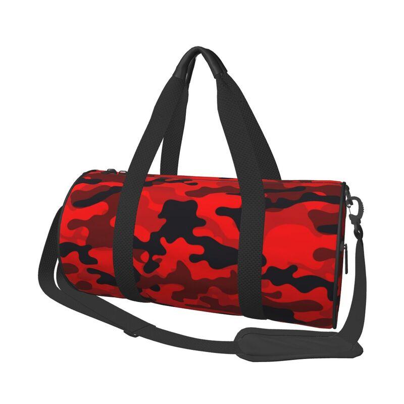 Military Camouflake Red Black Camo Travel Duffel Bag Unisex Lightweight Yoga Gym Sports Bags Portable Waterproof Luggage Handbag
Military Camouflake Red Black Camo Travel Duffel Bag Unisex Lightweight Yoga Gym Sports Bags Portable Waterproof Luggage Handbag