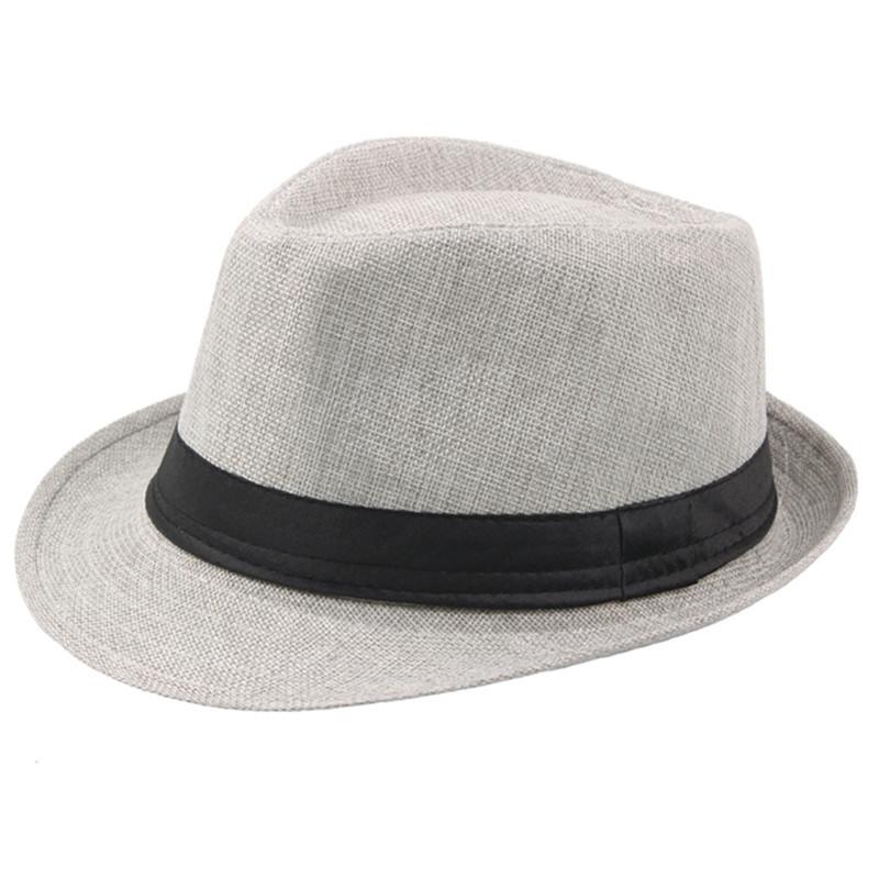 Капелюх унісекс Чоловіки Жінки Fedora Trilby Wide Brim Солом яна Кепка Літній пляжний капелюх від сонця сірий
Капелюх унісекс Чоловіки Жінки Fedora Trilby Wide Brim Солом яна Кепка Літній пляжний капелюх від сонця сірий