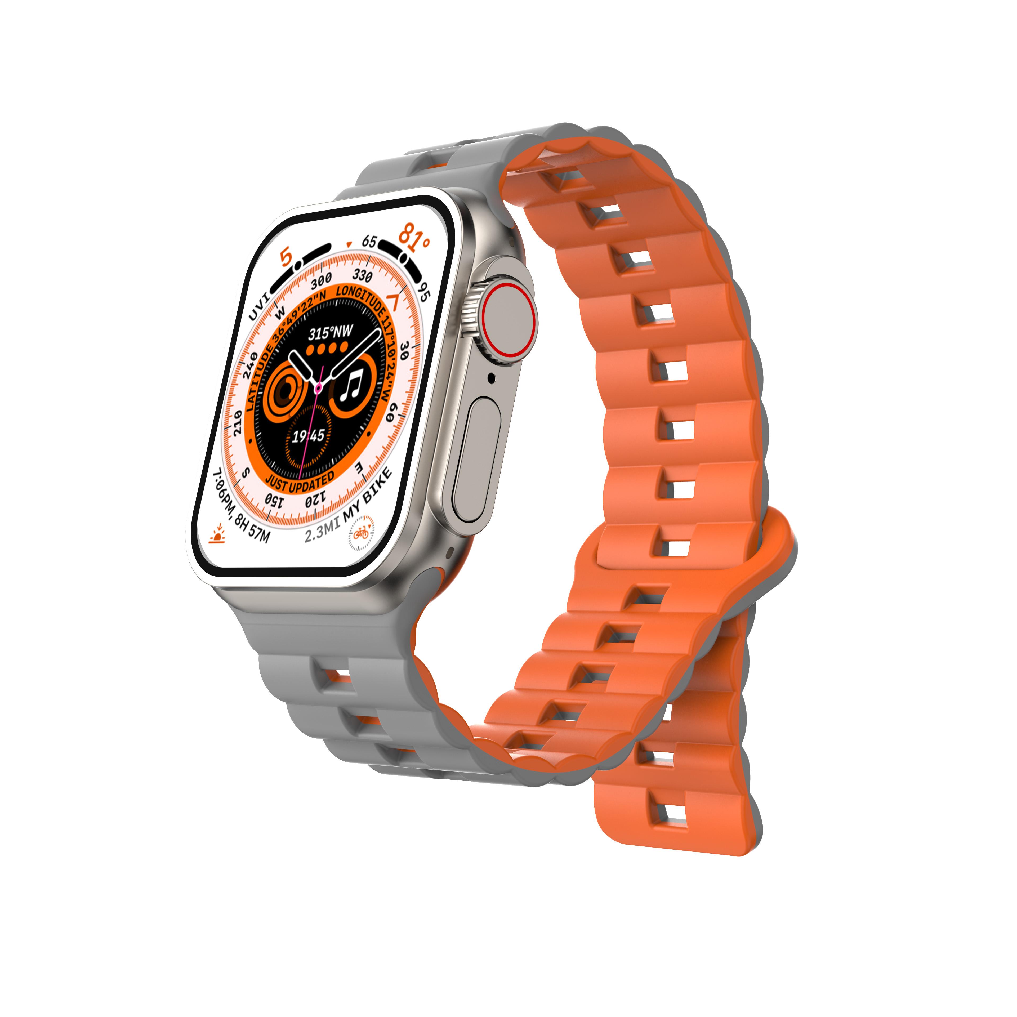 Силиконовый ремешок для Apple Watch Ultra 2 1 49 мм серии 9 8 7 45 мм 44 мм 42 мм 38 мм 40 мм спортивный ремешок для iWatch 6 5 4 3 se аксессуары для браслетов 38/40/41mm
Силиконовый ремешок для Apple Watch Ultra 2 1 49 мм серии 9 8 7 45 мм 44 мм 42 мм 38 мм 40 мм спортивный ремешок для iWatch 6 5 4 3 se аксессуары для браслетов 38/40/41mm