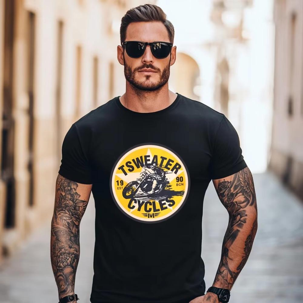 2024 Лето Новинка Американская Ретро Футболка С Коротким Рукавом О-Образным Вырезом С Принтом Мотоцикла Мужские Простые Стираные Повседневные Молодежные Футболки XXXXXL чёрный
2024 Лето Новинка Американская Ретро Футболка С Коротким Рукавом О-Образным Вырезом С Принтом Мотоцикла Мужские Простые Стираные Повседневные Молодежные Футболки XXXXXL чёрный