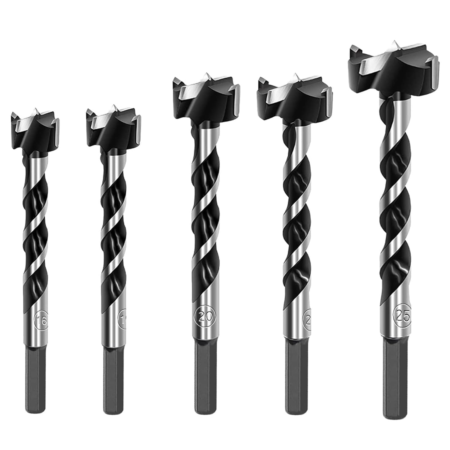 KEWAYO countersink bit for woodworking drill bit woodworking hole saw for drilling stop diagonal and overlapping woodworking hinge boring bit set of 5
KEWAYO countersink bit for woodworking drill bit woodworking hole saw for drilling stop diagonal and overlapping woodworking hinge boring bit set of 5