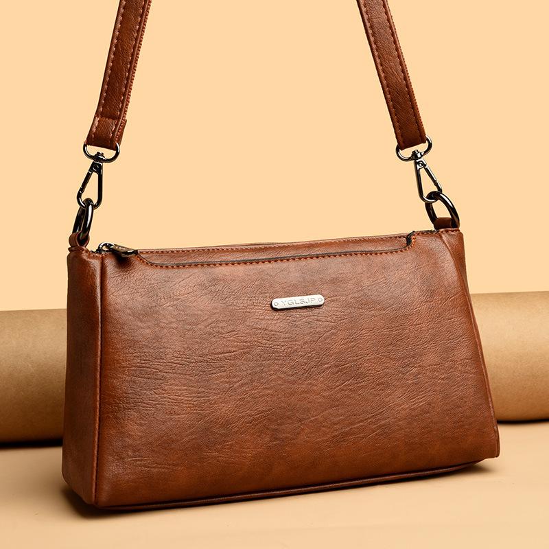 Сумка Crossbody Mom Bag Простая мягкая кожаная легкая роскошная сумка и сумка на плечо чёрный
Сумка Crossbody Mom Bag Простая мягкая кожаная легкая роскошная сумка и сумка на плечо чёрный
