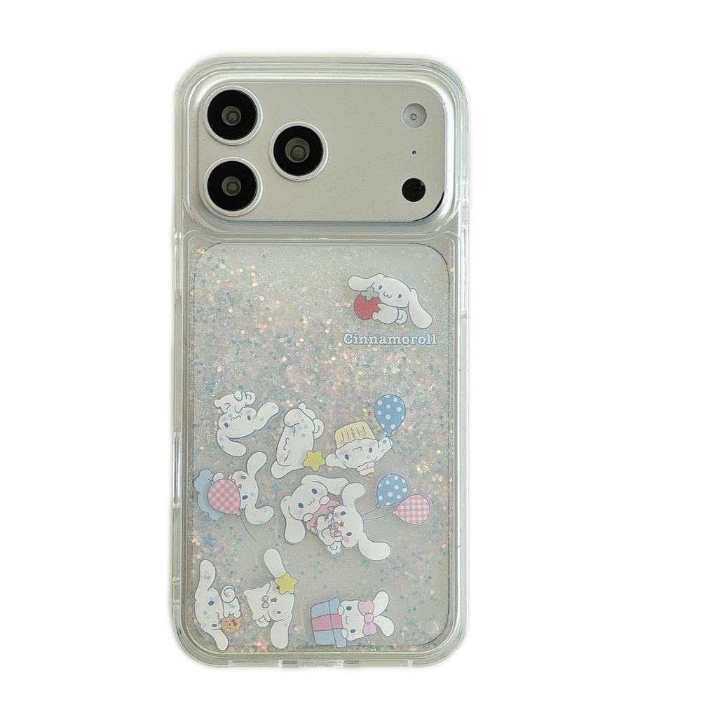 Fashion Cute Cartoon Sanrio Cinnamoroll Liquid Quicksand Phone Case For iPhone 17 16 15 14 13 Pro Max Clear Hard TPU Cover iPhone 16
Fashion Cute Cartoon Sanrio Cinnamoroll Liquid Quicksand Phone Case For iPhone 17 16 15 14 13 Pro Max Clear Hard TPU Cover iPhone 16