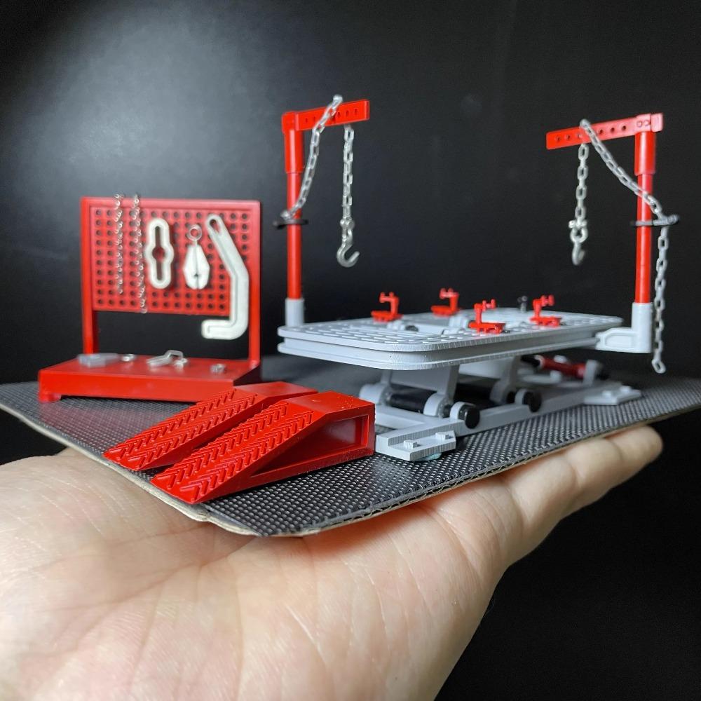 1:64 Model Car Beam Straightener Operating Table Garage Repair Test Tools
1:64 Model Car Beam Straightener Operating Table Garage Repair Test Tools