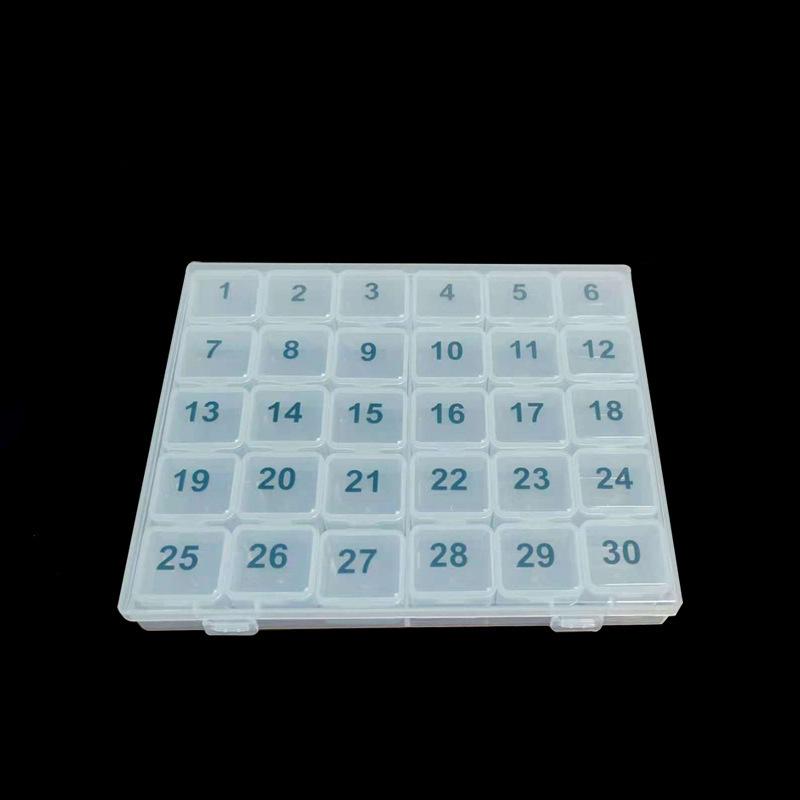 Medicine Box, Monthly Dosage Divider, 30 Day Portable Medicine Box, Medication Sub Packaging, Monthly Medication Reminder Box білий
Medicine Box, Monthly Dosage Divider, 30 Day Portable Medicine Box, Medication Sub Packaging, Monthly Medication Reminder Box білий