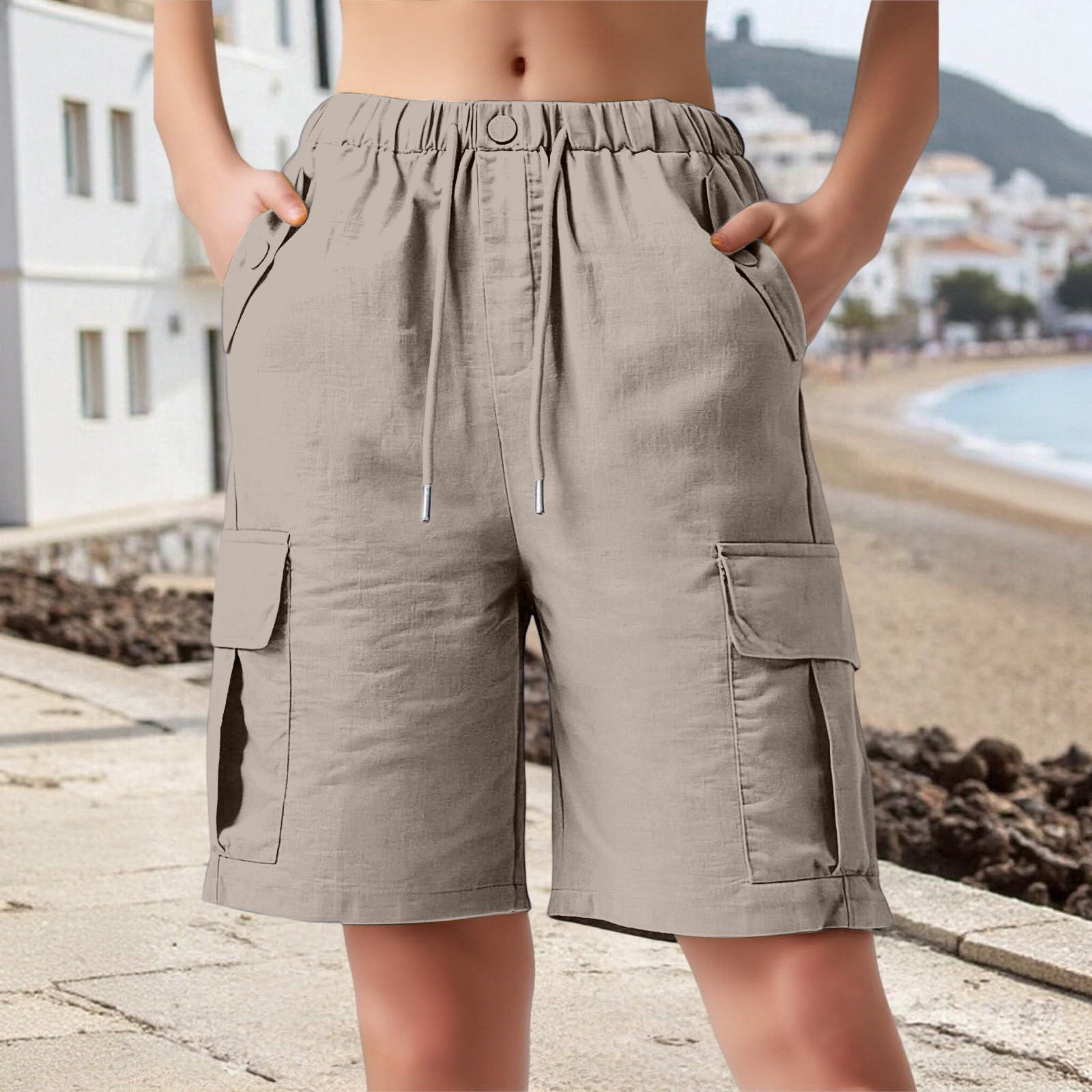 Women s Color Cotton And Linen Loose Casual Shorts With Pockets, Cropped Pants, Work Pants XXL хакі
Women s Color Cotton And Linen Loose Casual Shorts With Pockets, Cropped Pants, Work Pants XXL хакі