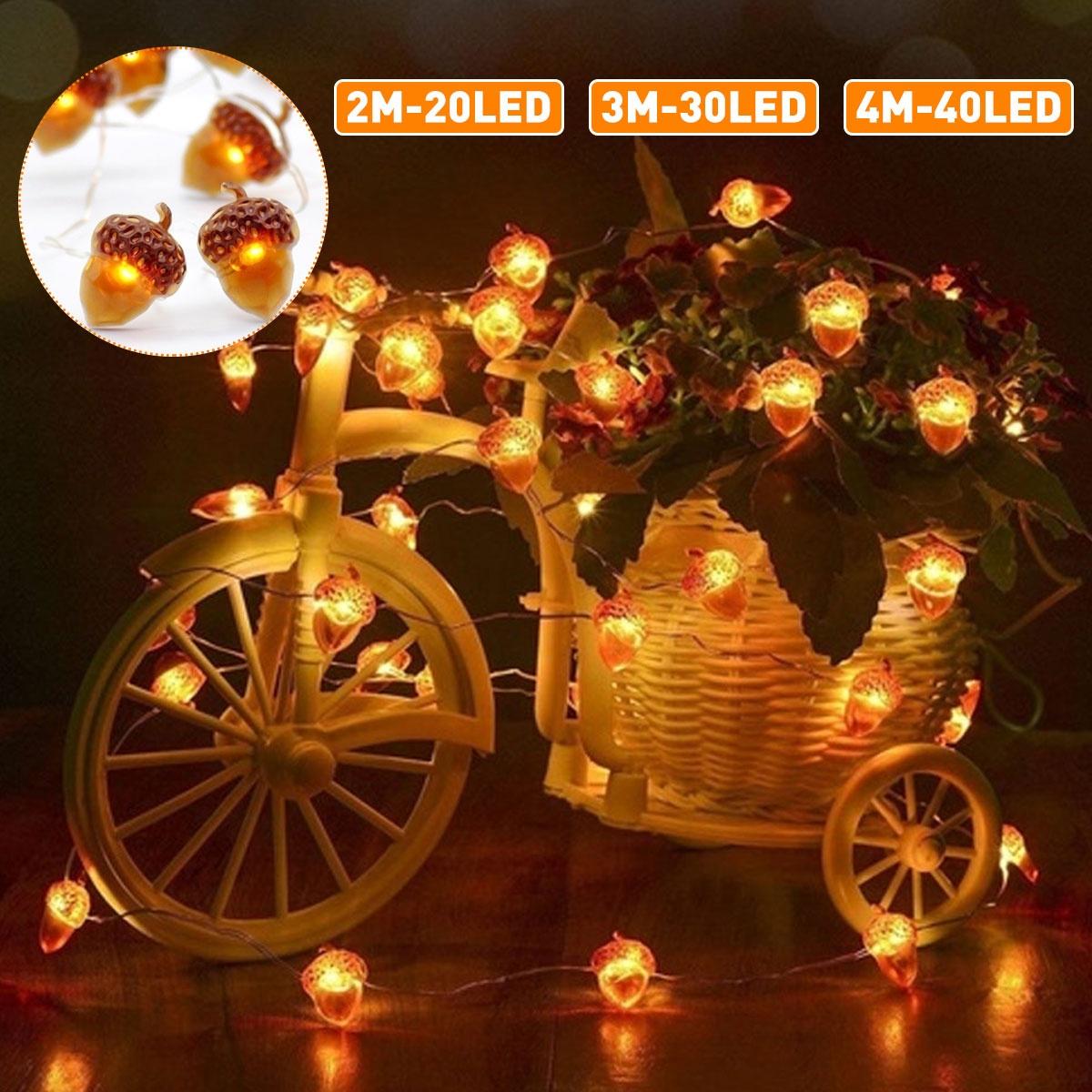 Рождественские гирлянды Gamegie 2 м/3 м/4 м, декор в форме желудя, 8 режимов, на батарейках, с дистанционным управлением, осенние украшения для фестиваля, праздника
Рождественские гирлянды Gamegie 2 м/3 м/4 м, декор в форме желудя, 8 режимов, на батарейках, с дистанционным управлением, осенние украшения для фестиваля, праздника