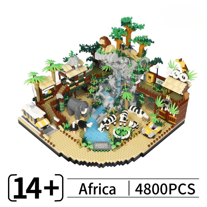 4800 шт., креативные микрочастицы, африканская дикая природа, лев, зебра, животное, зум, городские строительные блоки, вид на улицу, сборка кирпичей, игрушки
4800 шт., креативные микрочастицы, африканская дикая природа, лев, зебра, животное, зум, городские строительные блоки, вид на улицу, сборка кирпичей, игрушки