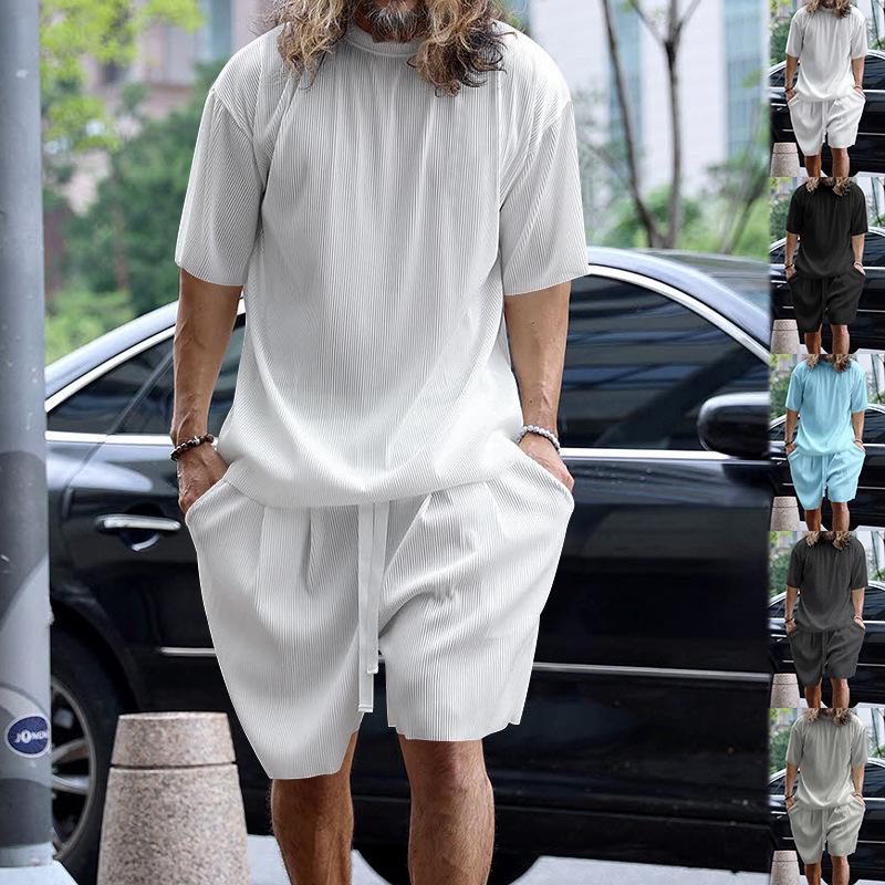 2024 Summer Men s Plus Size Solid Color Casual Short Sleeve & Shorts Set L світло-сірий колір
2024 Summer Men s Plus Size Solid Color Casual Short Sleeve & Shorts Set L світло-сірий колір