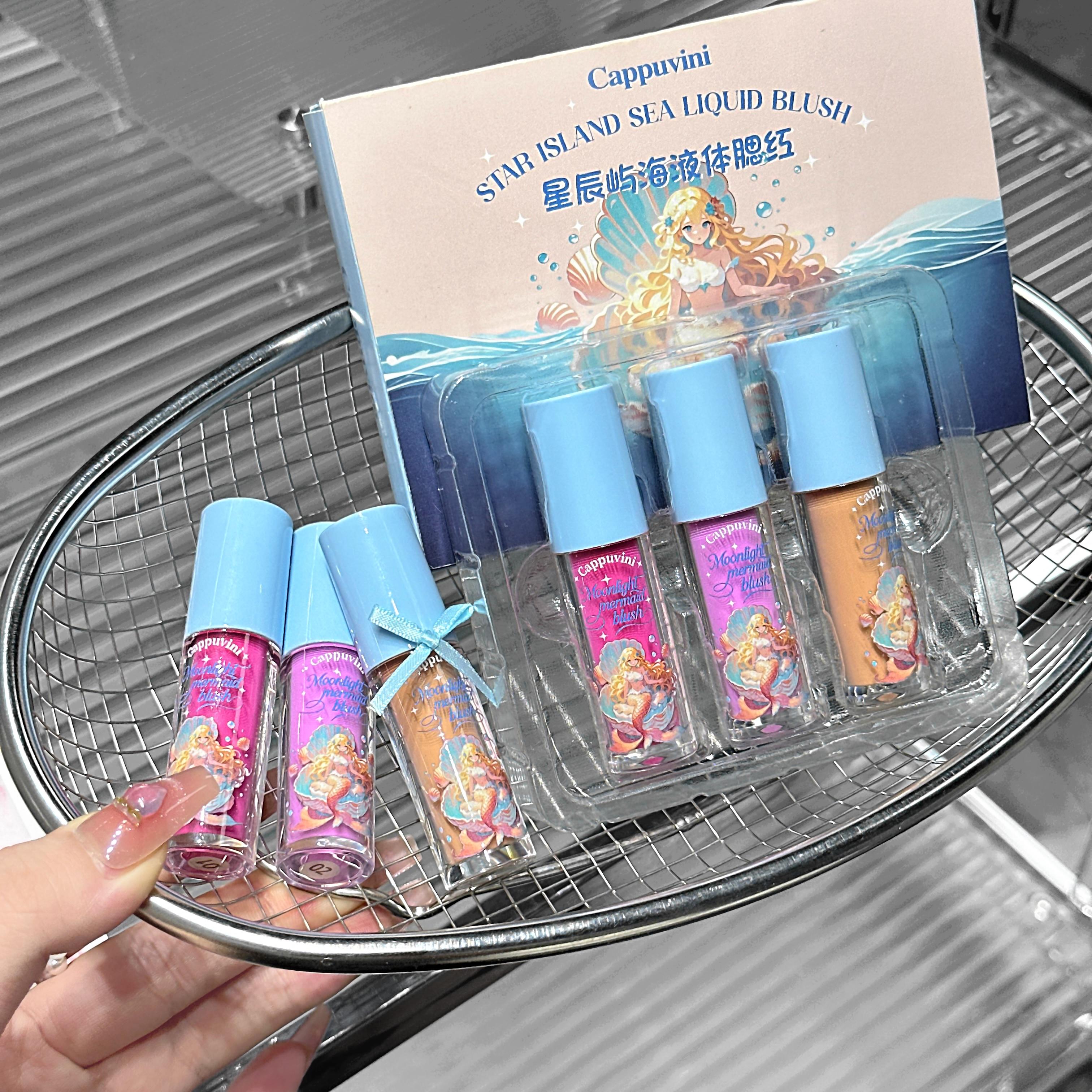 3PCS Cappuvini Vitality Liquid Blush Set Box Moisturizing Water Light Liquid Expansion Color Makeup Rouge фіолетовий/рожевий
3PCS Cappuvini Vitality Liquid Blush Set Box Moisturizing Water Light Liquid Expansion Color Makeup Rouge фіолетовий/рожевий