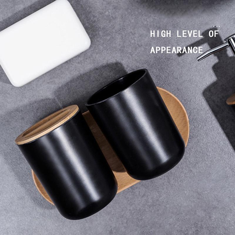 Totally Bamboo Toothbrush Holder Naturally Eco Friendly Bathroom Antibacterial Toothbrush Pot Bathroom Accessories чорний
Totally Bamboo Toothbrush Holder Naturally Eco Friendly Bathroom Antibacterial Toothbrush Pot Bathroom Accessories чорний