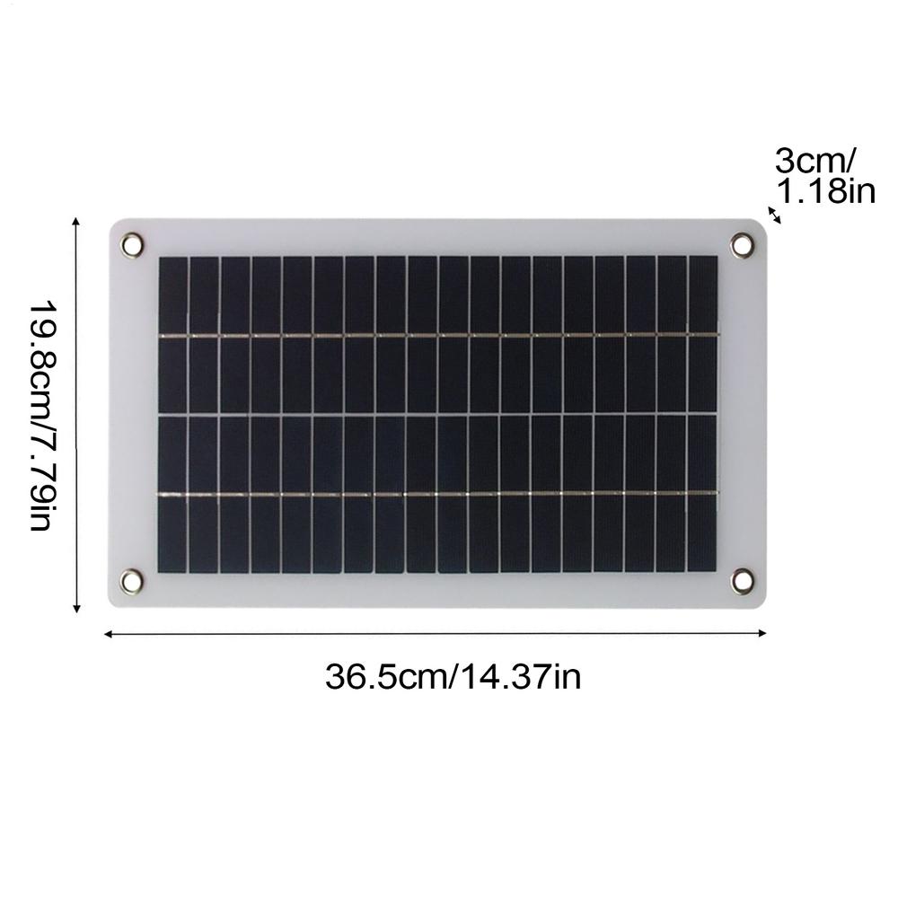 36.5x19.8x3cm Solar Panels Portable Waterproof 10W 18V RV Phone Tablet Charger For Car RV Camping Outdoor Survival Travel equip
36.5x19.8x3cm Solar Panels Portable Waterproof 10W 18V RV Phone Tablet Charger For Car RV Camping Outdoor Survival Travel equip