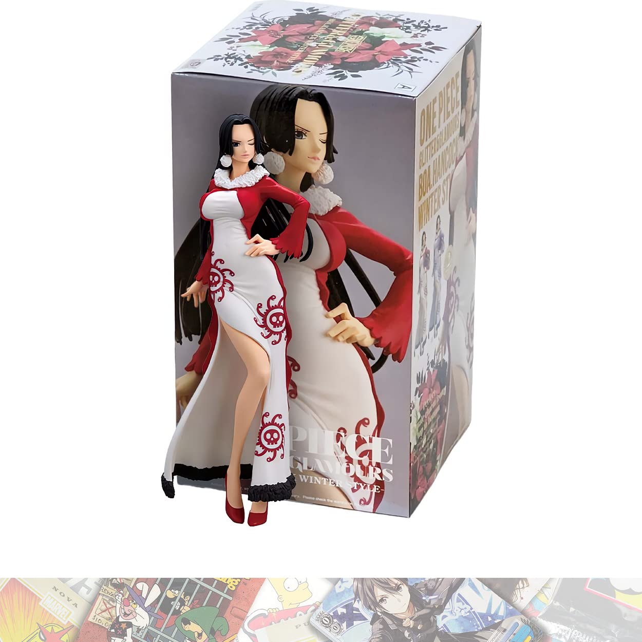 Boa Hancock Winter Style Ver.A 25cm Glitter & Glamor Statue Figurine Set A.C.G. 1 piece included Compatible theme Trading card 18104
Boa Hancock Winter Style Ver.A 25cm Glitter & Glamor Statue Figurine Set A.C.G. 1 piece included Compatible theme Trading card 18104