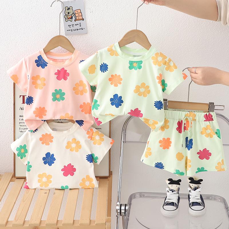 Girls Korean Style Floral Summer Two-Piece Set: Short Sleeve T-Shirt & Crew Neck Casual Kidswear 80 cm розовый
Girls Korean Style Floral Summer Two-Piece Set: Short Sleeve T-Shirt & Crew Neck Casual Kidswear 80 cm розовый