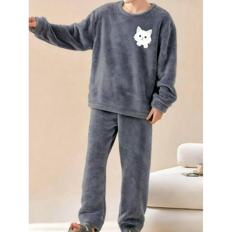 Гибкий мужской фланелевый комплект из топа и брюк, идеально подходящий для зимних видов спорта и прогулок на свежем воздухе XXL серый
Гибкий мужской фланелевый комплект из топа и брюк, идеально подходящий для зимних видов спорта и прогулок на свежем воздухе XXL серый