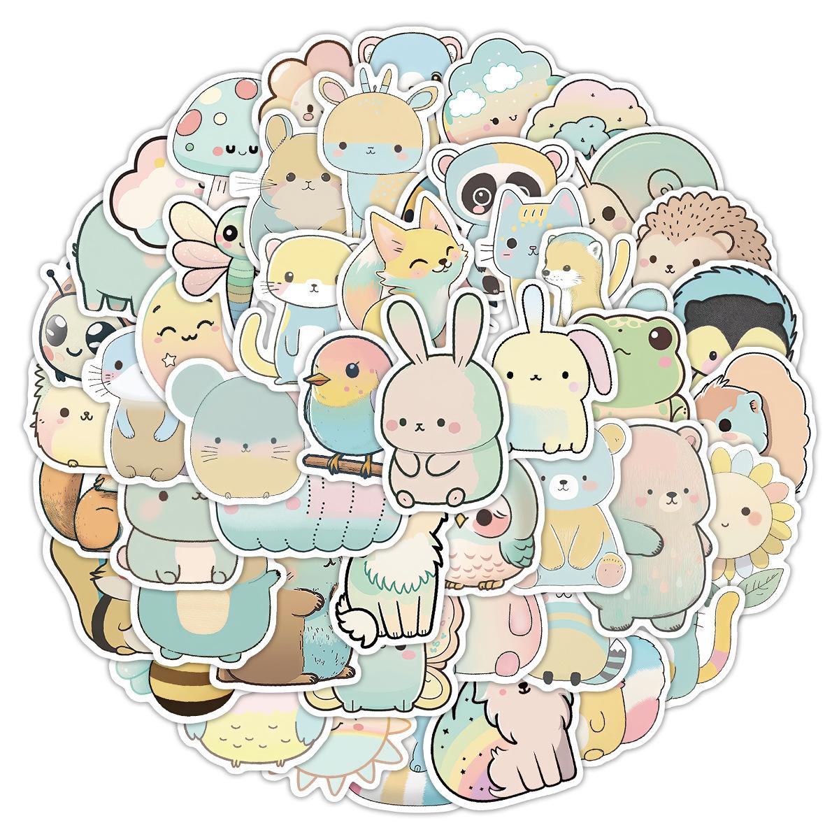 50 Pieces of Cute Animal Graffiti Stickers for DIY Stationery, Water Cups, Luggage, and Waterproof Decorative Stickers
50 Pieces of Cute Animal Graffiti Stickers for DIY Stationery, Water Cups, Luggage, and Waterproof Decorative Stickers