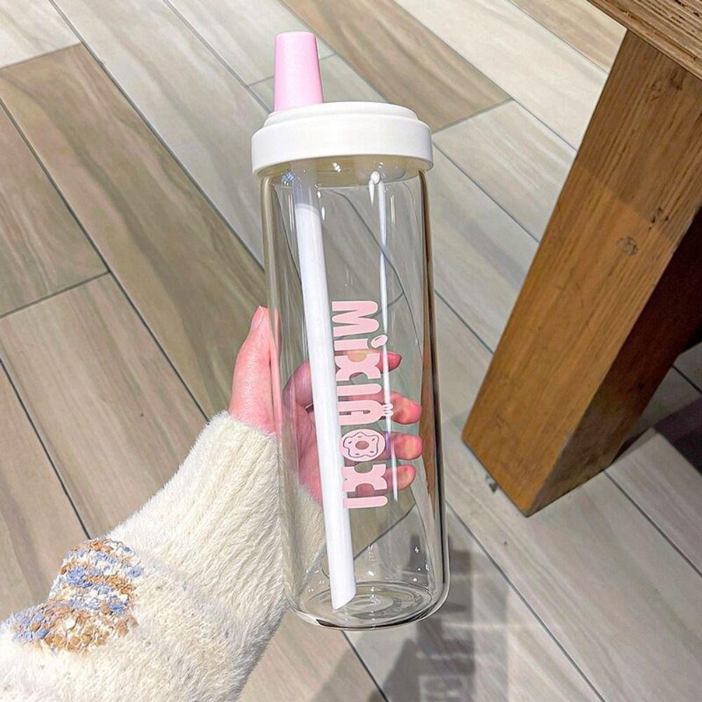 Мода 500/850мл Стеклянная чашка Посуда для напитков Прозрачная чашка-поильник Большая вместимость Бутылка для воды с английскими буквами Бабл-ти Кофе 500ml розовый
Мода 500/850мл Стеклянная чашка Посуда для напитков Прозрачная чашка-поильник Большая вместимость Бутылка для воды с английскими буквами Бабл-ти Кофе 500ml розовый