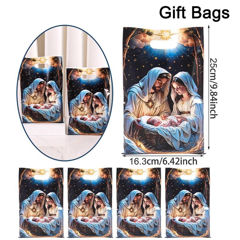 10/20/50pcs Nativity Scene Gift Bags Christmas Candy Bags Christmas Decorations for Home 2026 Xmas Gifts Navidad New Year 2026 10pcs
10/20/50pcs Nativity Scene Gift Bags Christmas Candy Bags Christmas Decorations for Home 2026 Xmas Gifts Navidad New Year 2026 10pcs