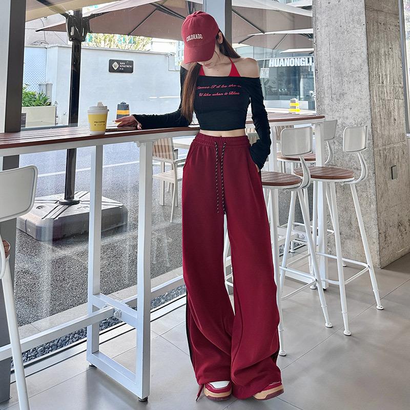 Work Pants for Women New Spring American Parachute Wide-leg Sports Pants Striped Casual Sweatpants XL
Work Pants for Women New Spring American Parachute Wide-leg Sports Pants Striped Casual Sweatpants XL