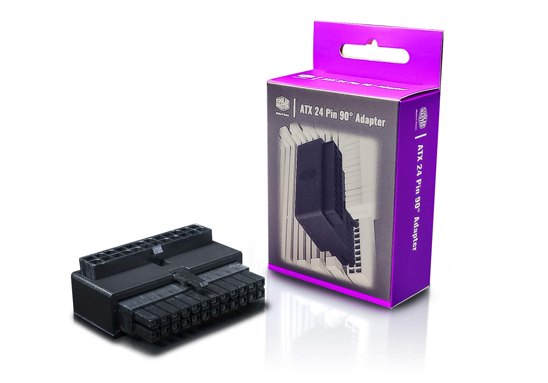 Cooler Master ATX 24PIN 90 degree Adapter 90 degree conversion adapter CB1736 CMA-CEMB01XXBK1-GL
Cooler Master ATX 24PIN 90 degree Adapter 90 degree conversion adapter CB1736 CMA-CEMB01XXBK1-GL