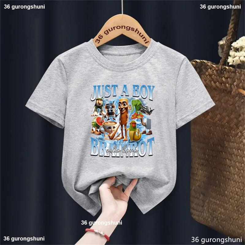 Just A Boy Brainrot Who Love Print Tshirt Boys Funny Italian Brainrot Series T-Shirt Kids Summer Boys Clothes Toddler Tees 150
Just A Boy Brainrot Who Love Print Tshirt Boys Funny Italian Brainrot Series T-Shirt Kids Summer Boys Clothes Toddler Tees 150