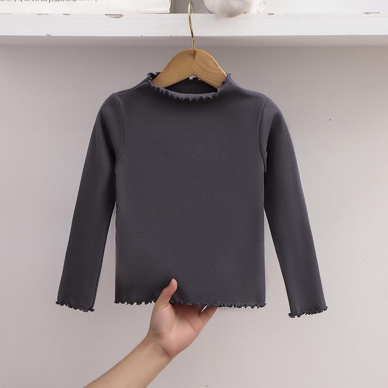 Girls Long-Sleeve Ruffle T-Shirt - Solid Color Autumn Top 80cm серый
Girls Long-Sleeve Ruffle T-Shirt - Solid Color Autumn Top 80cm серый