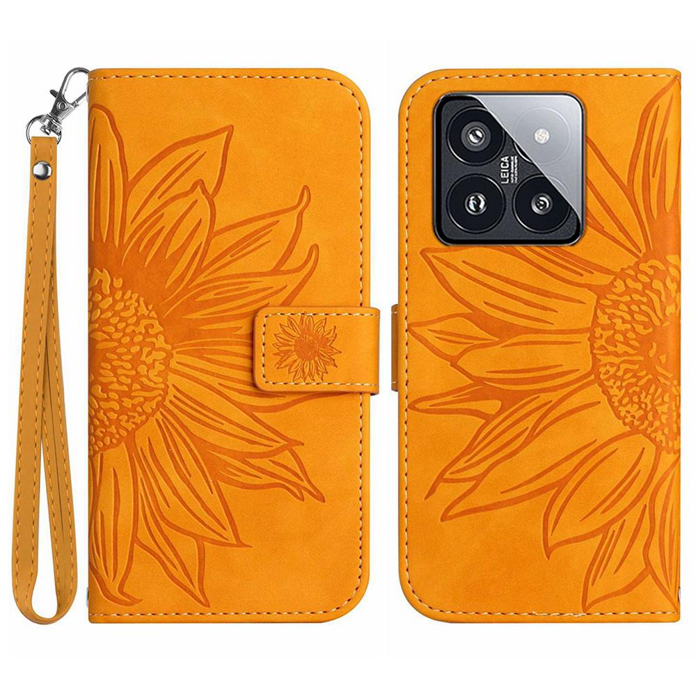 HT04 For Xiaomi 14 Pro Leather Case Skin-touch Phone Wallet Cover with Wrist Strap Yellow
HT04 For Xiaomi 14 Pro Leather Case Skin-touch Phone Wallet Cover with Wrist Strap Yellow