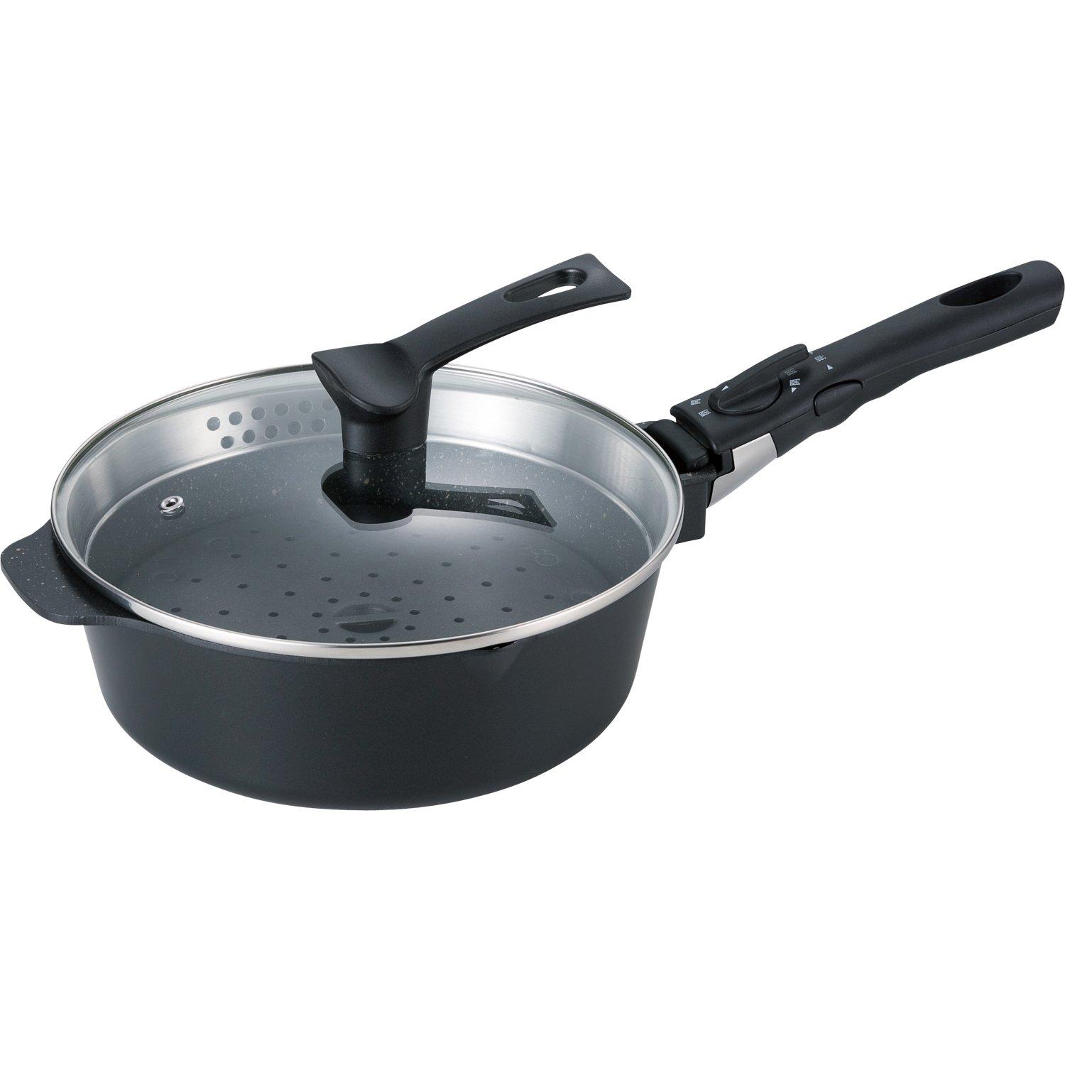 Wahei Freiz Deep Frying Induction Ovel Multi-Function Pan, 24cm, Compatible, Gas, 2, EM-9735 чёрный
Wahei Freiz Deep Frying Induction Ovel Multi-Function Pan, 24cm, Compatible, Gas, 2, EM-9735 чёрный