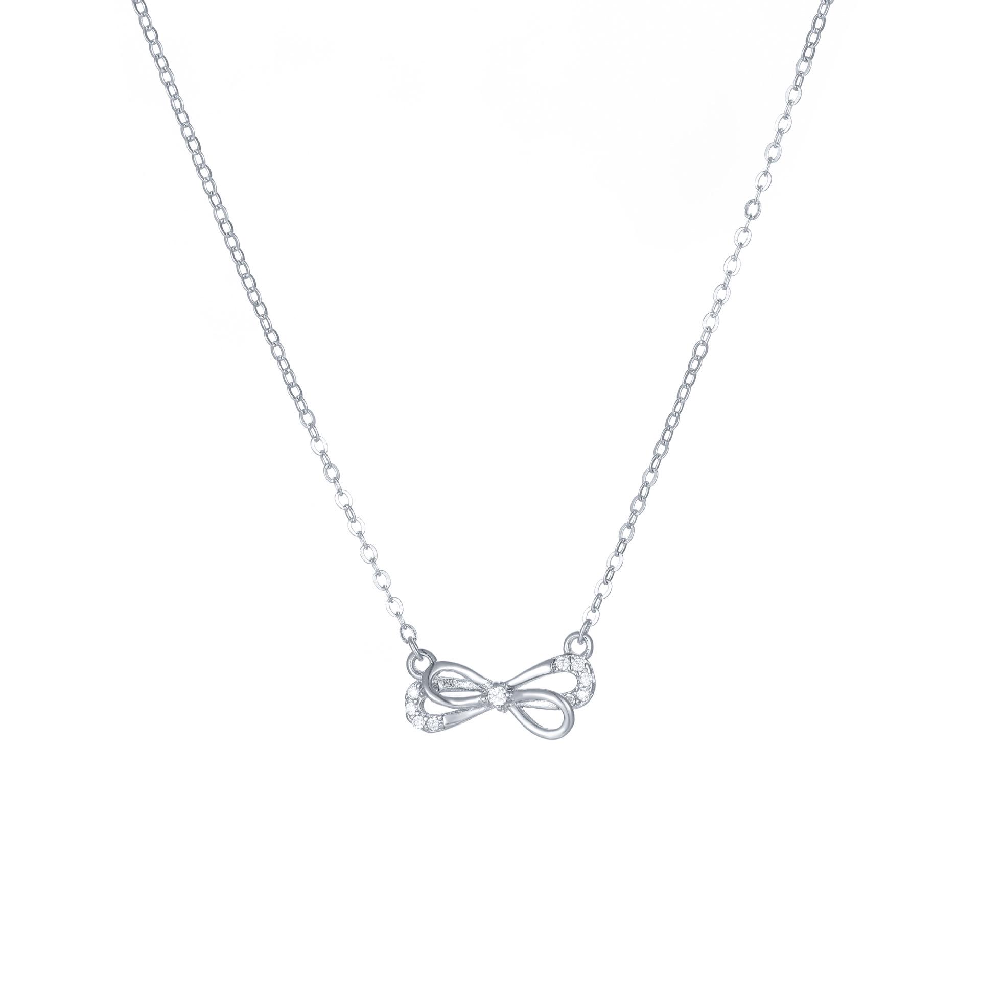 Versatile 18K Gold S925 Silver Bow Necklace: Light Luxury Butterfly Clavicle Chain for Women 925 Sterling Silver
Versatile 18K Gold S925 Silver Bow Necklace: Light Luxury Butterfly Clavicle Chain for Women 925 Sterling Silver