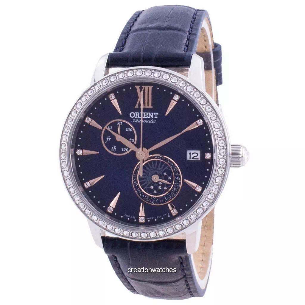 Orient Sun & Moon Фаза Алмазные акценты Автоматические Японские made RA-AK0006L00C Женские часы
Orient Sun & Moon Фаза Алмазные акценты Автоматические Японские made RA-AK0006L00C Женские часы