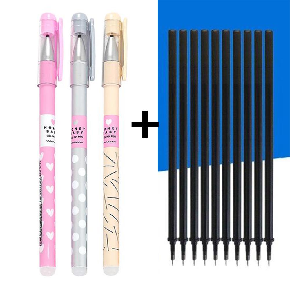 NEW kawaii 13 Pcs/set 0.38mm Erasable Pens for School Magic Blue/Black Ink Gel Pen Office School Supplies Student Writing Stationery Pen 13pcs set чёрный
NEW kawaii 13 Pcs/set 0.38mm Erasable Pens for School Magic Blue/Black Ink Gel Pen Office School Supplies Student Writing Stationery Pen 13pcs set чёрный