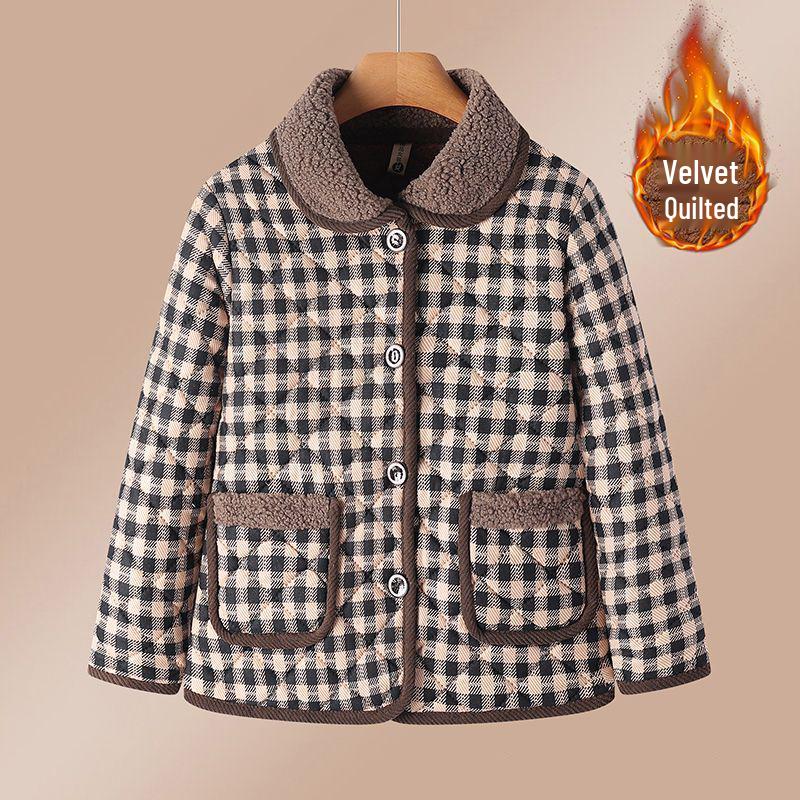 Стильна бавовняна куртка з флісовою підкладкою для мами - Тепле зимове пальто для жінок середнього та похилого віку XL 42-50kg
Стильна бавовняна куртка з флісовою підкладкою для мами - Тепле зимове пальто для жінок середнього та похилого віку XL 42-50kg