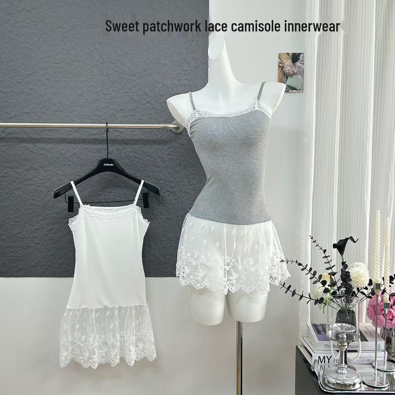 Lace Patchwork Sexy Camisole Vest - Women s Waist-Cinching Sleeveless Top S Premium белый
Lace Patchwork Sexy Camisole Vest - Women s Waist-Cinching Sleeveless Top S Premium белый