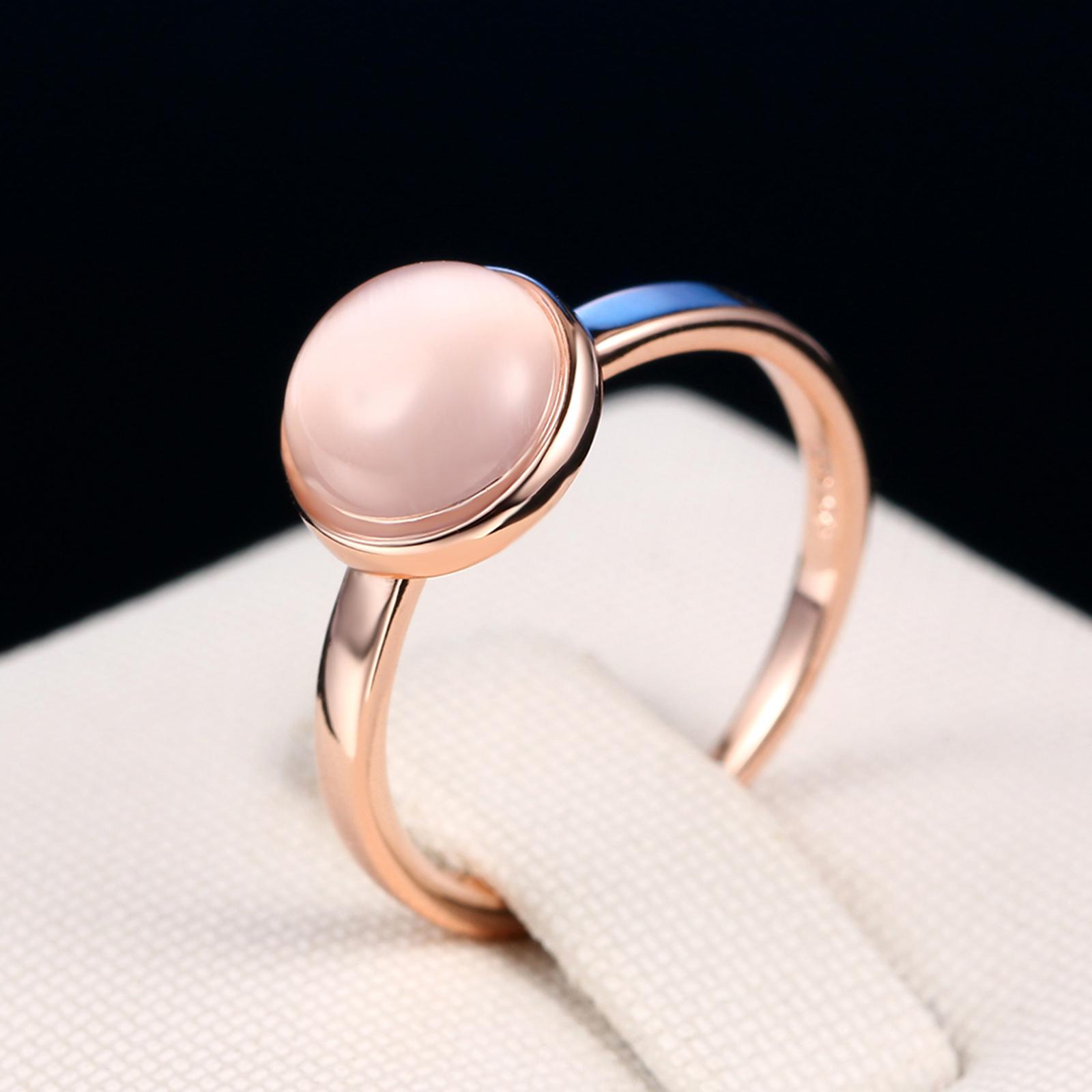 ZHOUYANG Ring For Women Lady Style Concise Semi precious Stone Cat s Eye Stone Rose Gold Color Fashion Jewelry Gift ZYR153 5.5
ZHOUYANG Ring For Women Lady Style Concise Semi precious Stone Cat s Eye Stone Rose Gold Color Fashion Jewelry Gift ZYR153 5.5