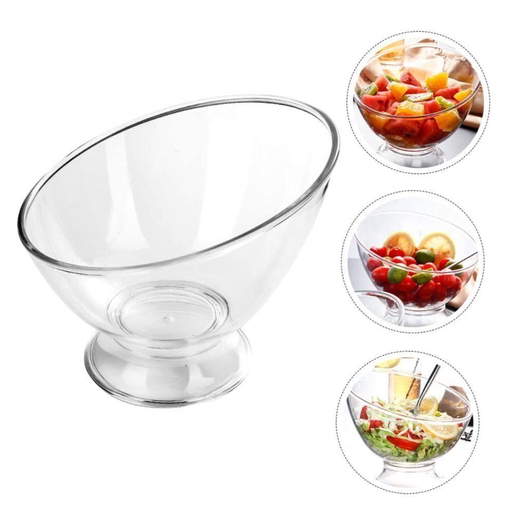 Пластикова десертна миска скошена сервірувальна миска міцна салатниця ресторан
Пластикова десертна миска скошена сервірувальна миска міцна салатниця ресторан
