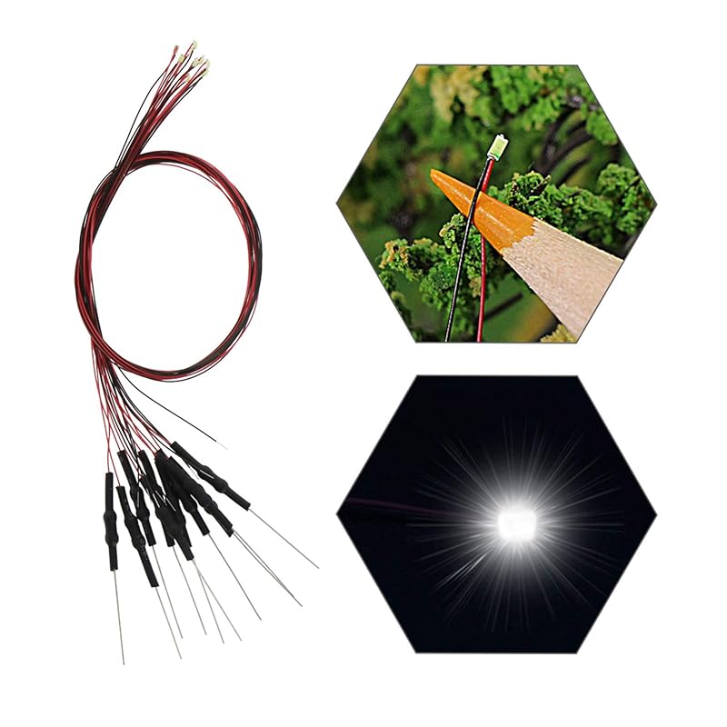 20 wires included SMD 0603 Chip LED white Resistor included train model model railway building model model illumination diorama L0603W-20-NJP
20 wires included SMD 0603 Chip LED white Resistor included train model model railway building model model illumination diorama L0603W-20-NJP