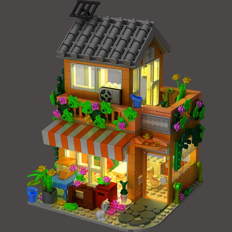 Fangcheng FC8515 Romantic Flower Shop 2.0 with Lights - Quick-Release Model for Children, Girls Building Block Toy Kit
Fangcheng FC8515 Romantic Flower Shop 2.0 with Lights - Quick-Release Model for Children, Girls Building Block Toy Kit