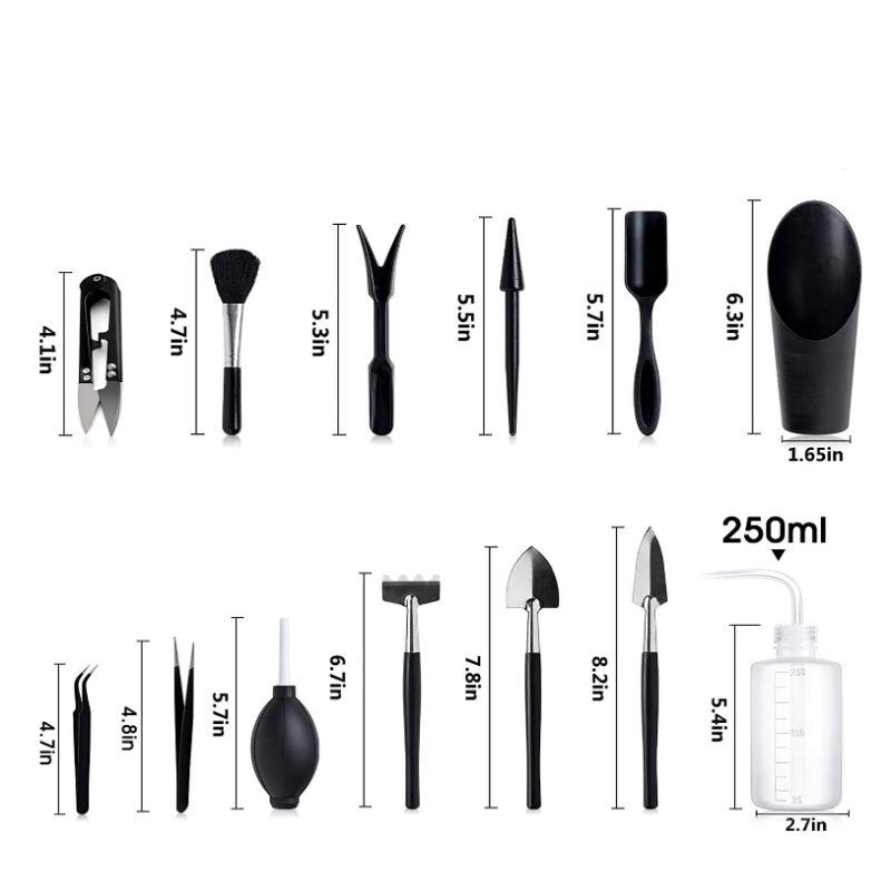 13PCS Succulent Tools Kit Plant Repotting Mat Mini Garden Transplanting Tools for Indoor Outdoor Miniature Plant Care
13PCS Succulent Tools Kit Plant Repotting Mat Mini Garden Transplanting Tools for Indoor Outdoor Miniature Plant Care