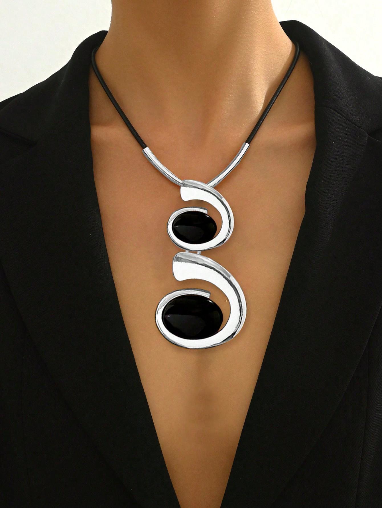 Модное ожерелье для женских украшений серебряный
Модное ожерелье для женских украшений серебряный