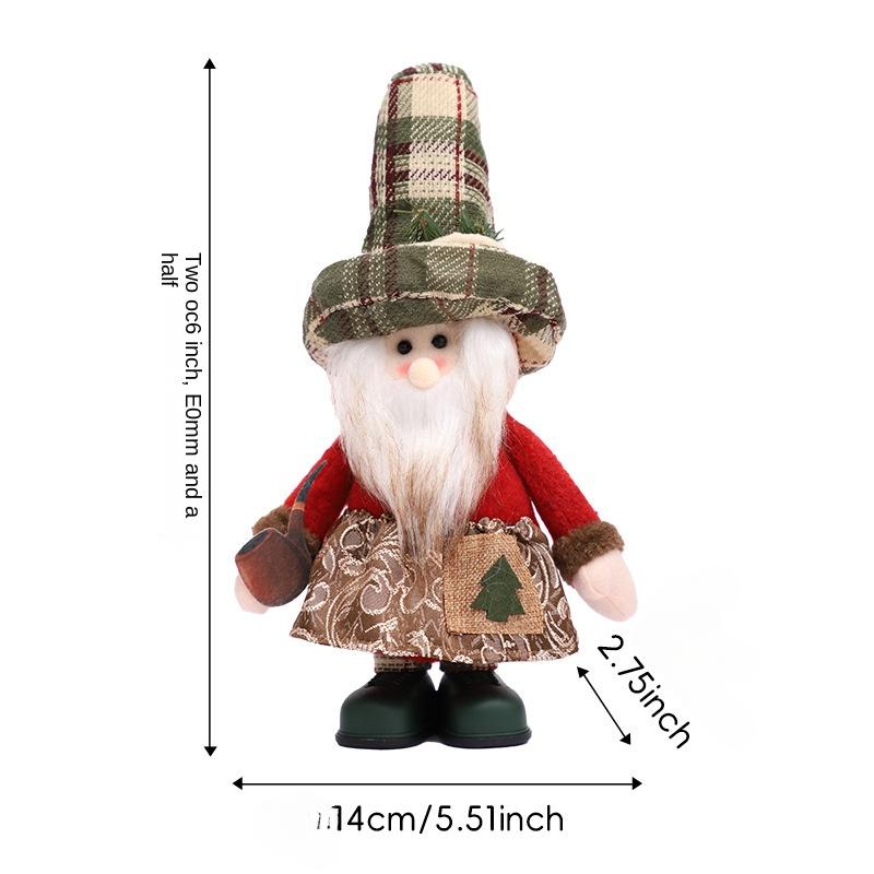 Christmas Decorations Linen Top Hat Standing Doll Santa Claus Snowman Home Decoration Ornaments 14X38cm
Christmas Decorations Linen Top Hat Standing Doll Santa Claus Snowman Home Decoration Ornaments 14X38cm