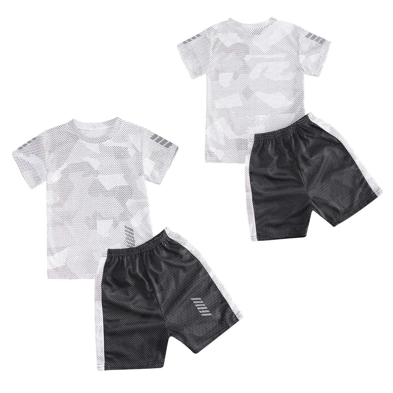 Комплект из 2 предметов для мальчиков, летний спортивный костюм, дышащий, футболка с короткими рукавами и шорты, спортивный костюм, одежда для малышей 11-12 Years белый
Комплект из 2 предметов для мальчиков, летний спортивный костюм, дышащий, футболка с короткими рукавами и шорты, спортивный костюм, одежда для малышей 11-12 Years белый